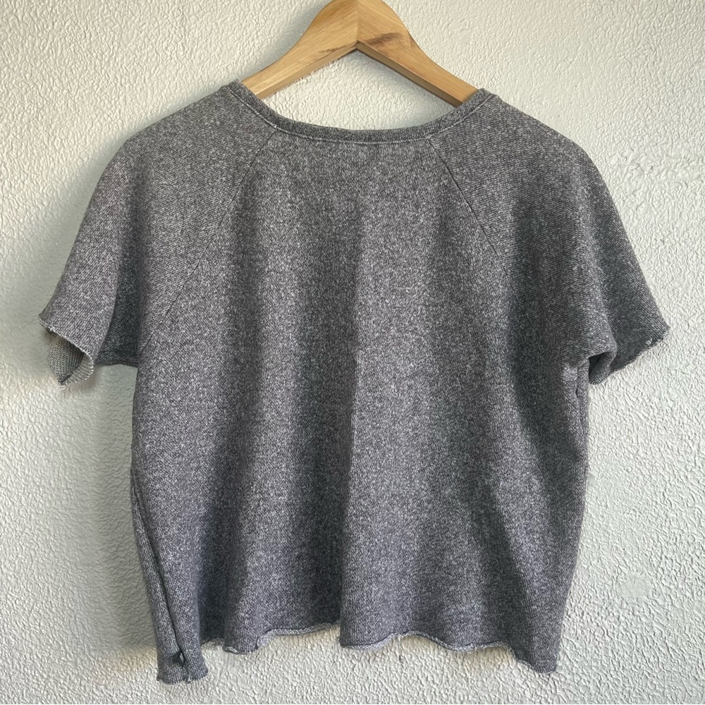 Victoria's Secret Cropped Gray Sweater Top - Picture 3 of 3